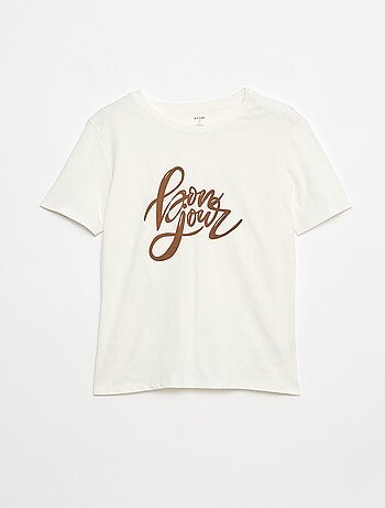 Tee-shirt imprimé - collection facile à enfiler