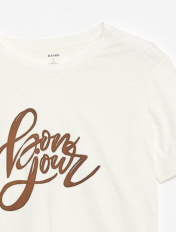 Tee-shirt imprimé - collection facile à enfiler