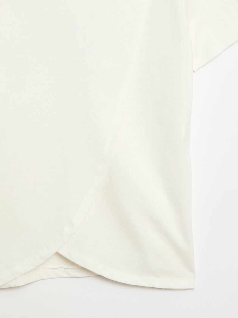 Tee-shirt imprimé - collection facile à enfiler Blanc - Kiabi