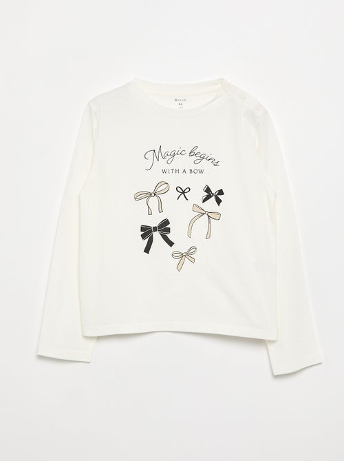 Tee-shirt imprimé - collection facile à enfiler - Kiabi Tee-shirt imprimé - collection facile à enfiler - Kiabi