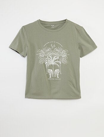 Tee-shirt imprimé - collection facile à enfiler