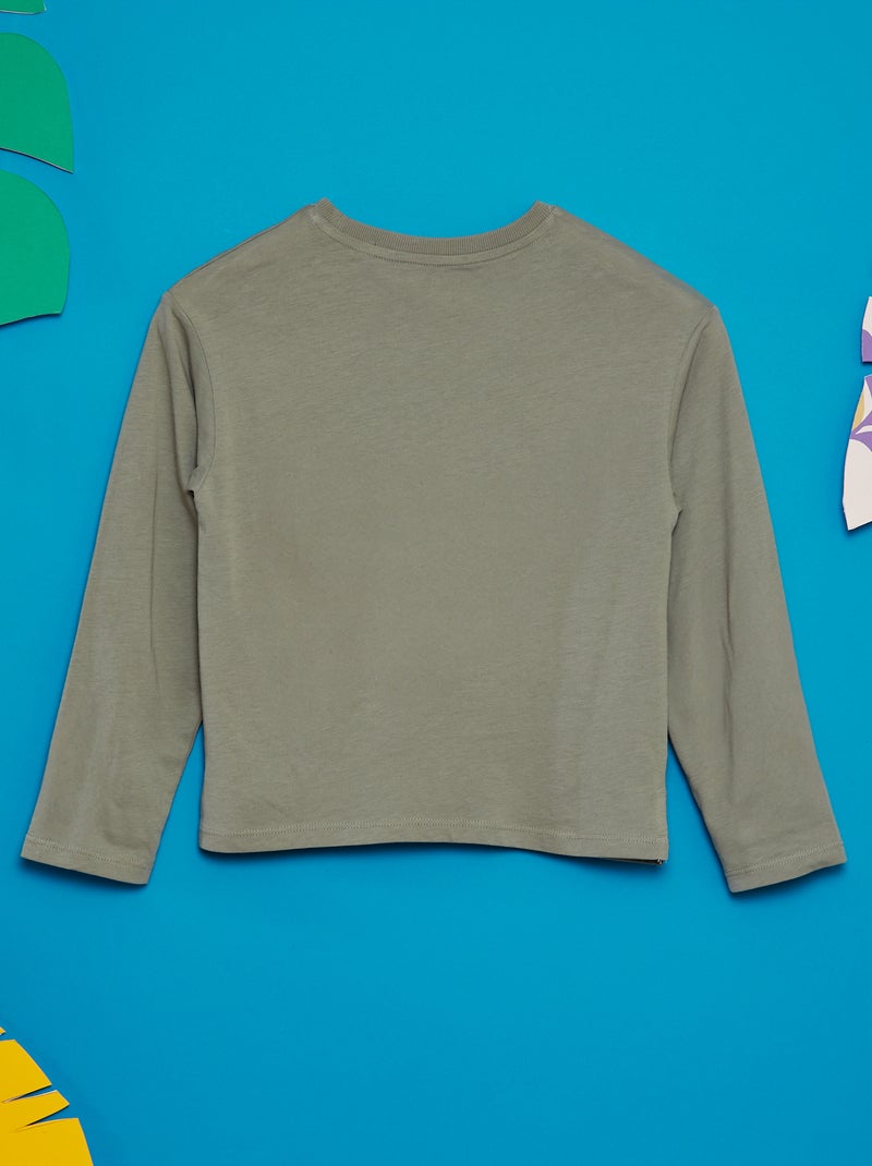 Tee-shirt imprimé - Grafik Edition Kaki - Kiabi