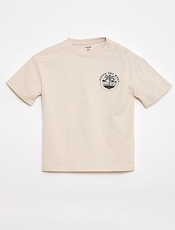 Tee-shirt imprimé à manches courtes - Collection facile à enfiler