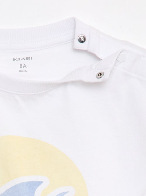 Tee-shirt imprimé à manches courtes - Collection facile à enfiler - Kiabi