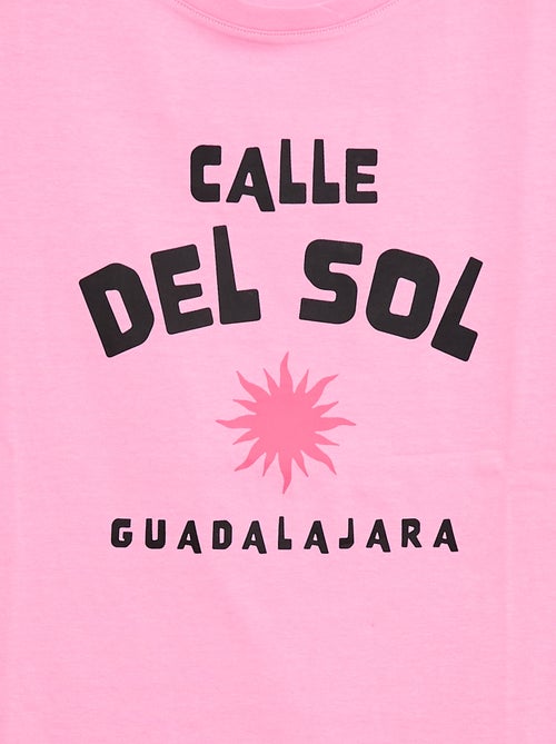 Tee-shirt imprimé à manches courtes - collection facile à enfiler - Kiabi