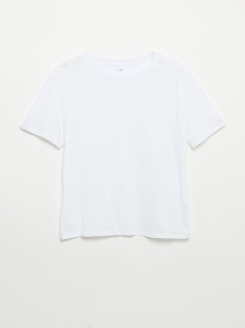 Tee-shirt imprimé à manches courtes -  Facile à enfiler - Kiabi