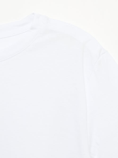 Tee-shirt imprimé à manches courtes -  Facile à enfiler - Kiabi