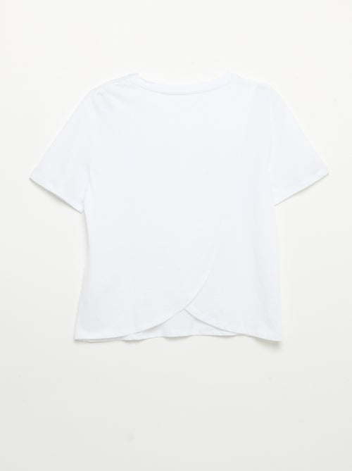 Tee-shirt imprimé à manches courtes -  Facile à enfiler - Kiabi