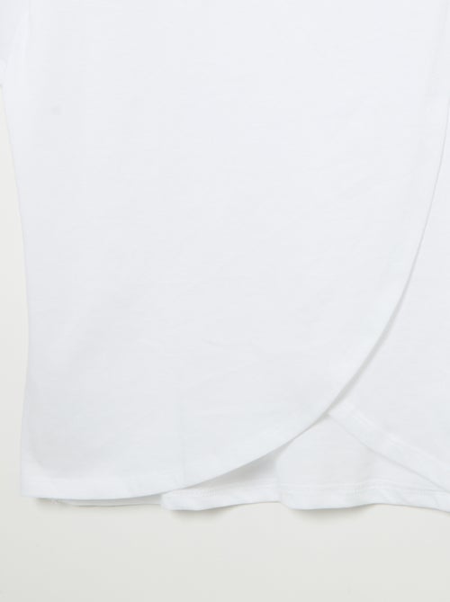 Tee-shirt imprimé à manches courtes -  Facile à enfiler - Kiabi