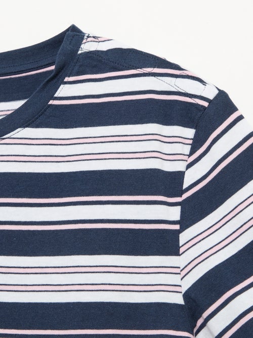Tee-shirt imprimé à manches courtes -  Facile à enfiler - Kiabi