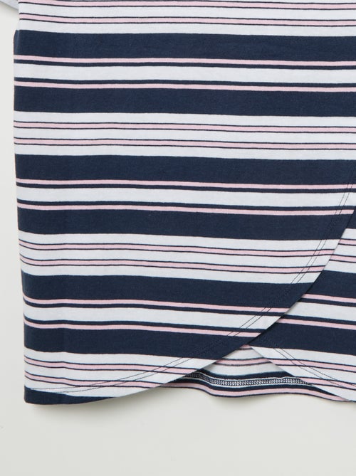 Tee-shirt imprimé à manches courtes -  Facile à enfiler - Kiabi