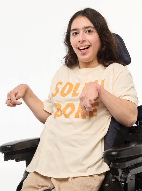 Tee-shirt imprimé à manches courtes - So Easy - Kiabi