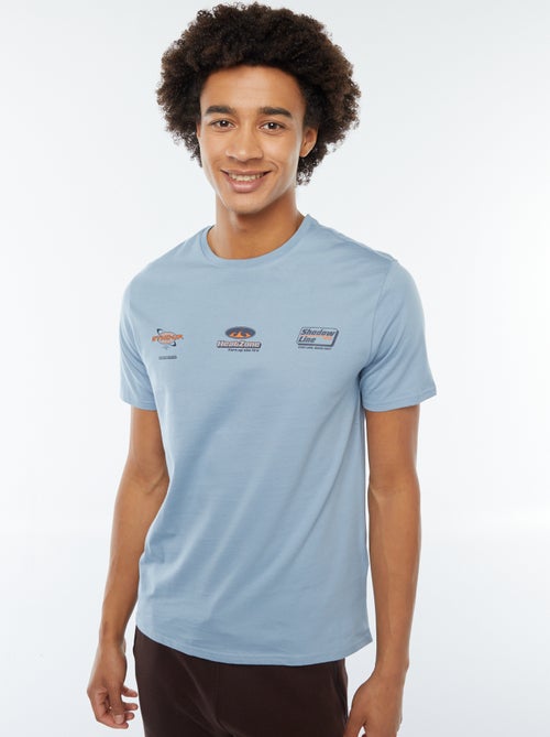 Tee-shirt imprimé à manches courtes - Kiabi