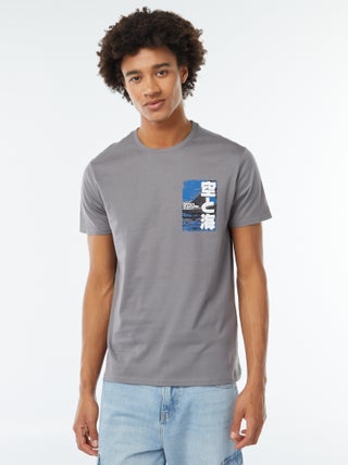 Tee-shirt imprimé à manches courtes