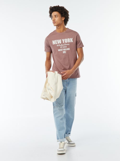 Tee-shirt imprimé à manches courtes - Kiabi