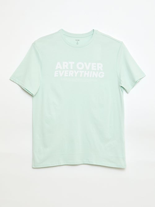 Tee-shirt imprimé à manches courtes - Kiabi