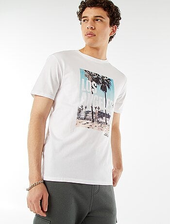 Tee-shirt imprimé à messages