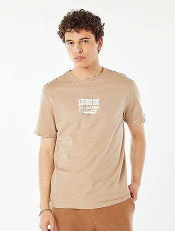 Tee-shirt imprimé à messages