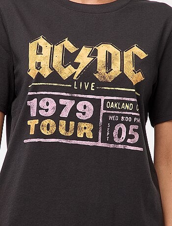 Tee-shirt imprimé 'AC/DC'