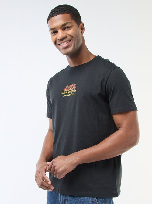 Tee-shirt imprimé 'AC/DC' - Kiabi