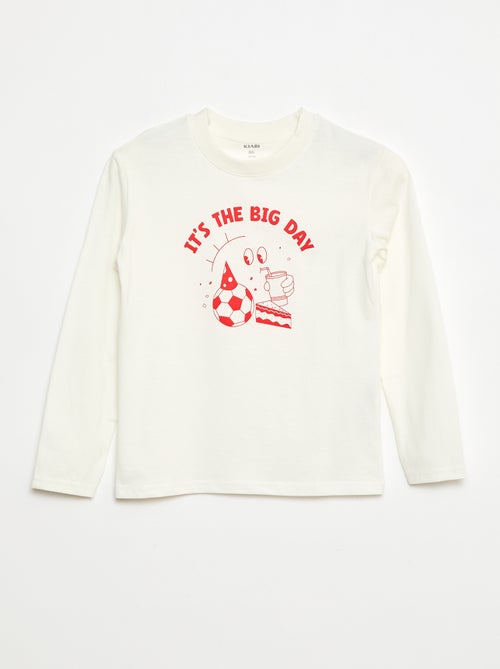Tee-shirt imprimé anniversaire - Kiabi