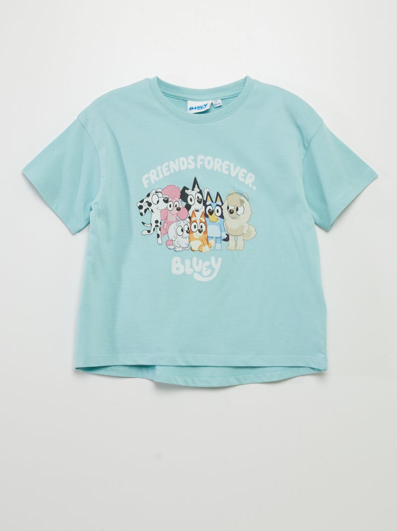 Tee-shirt imprimé 'Bluey' Bleu - Kiabi