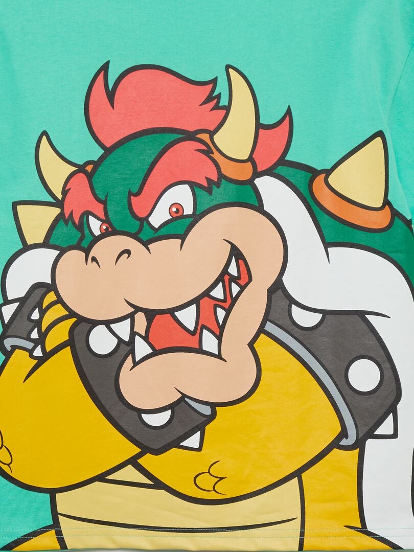 Tee-shirt imprimé 'Bowser' - Vert - Kiabi - 9.00€