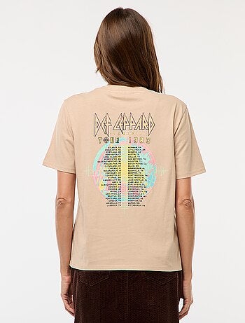 Tee-shirt imprimé 'Def Leppard'