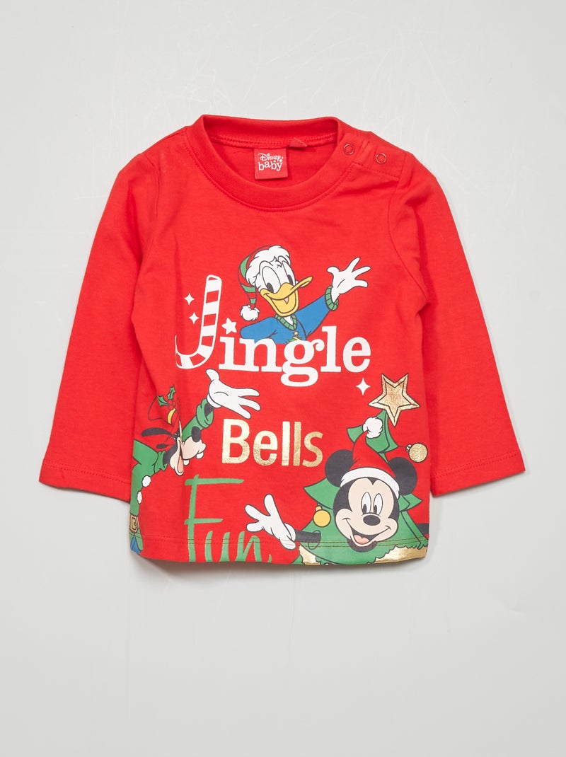 Tee-shirt imprimé 'Disney Baby' rouge - Kiabi