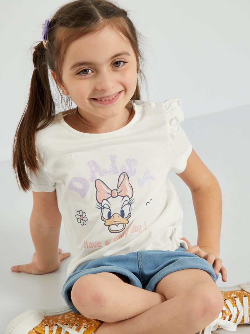 Tee-shirt imprimé 'Disney' Blanc - Kiabi
