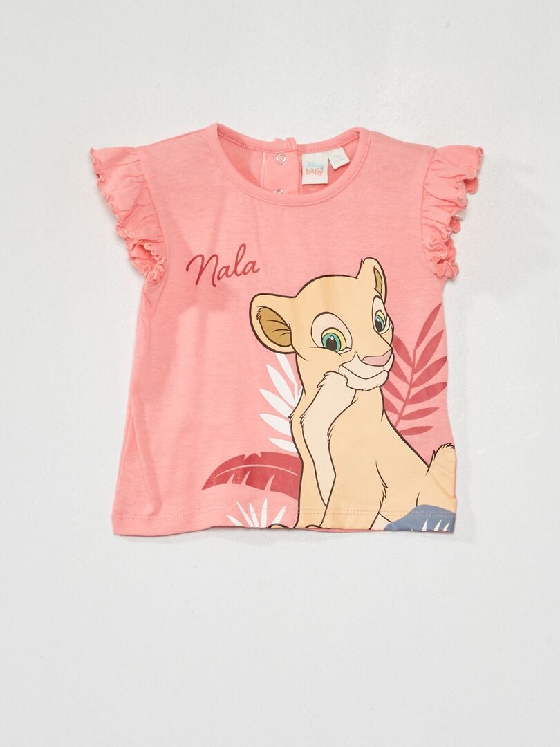 Tee-shirt imprimé 'Disney' rose - Kiabi
