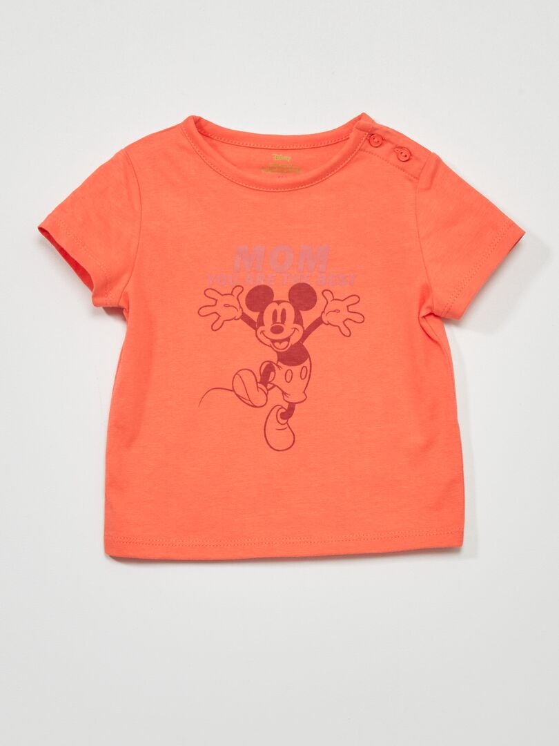Tee-shirt imprimé 'Disney' Rouge - Kiabi