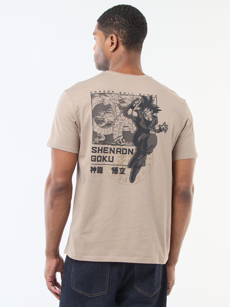 Tee-shirt imprimé 'Dragon Ball Z' Beige - Kiabi