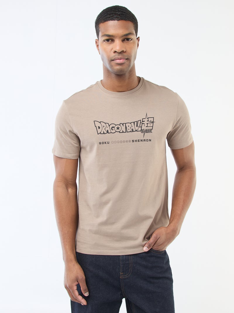 Tee-shirt imprimé 'Dragon Ball Z' Beige - Kiabi