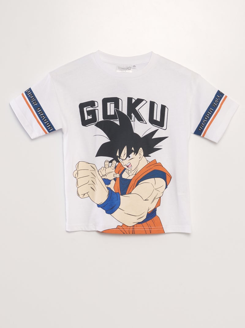 Tee-shirt imprimé 'Dragon Ball Z' blanc - Kiabi