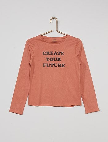 Tee-shirt imprimé en feutrine éco-conçu