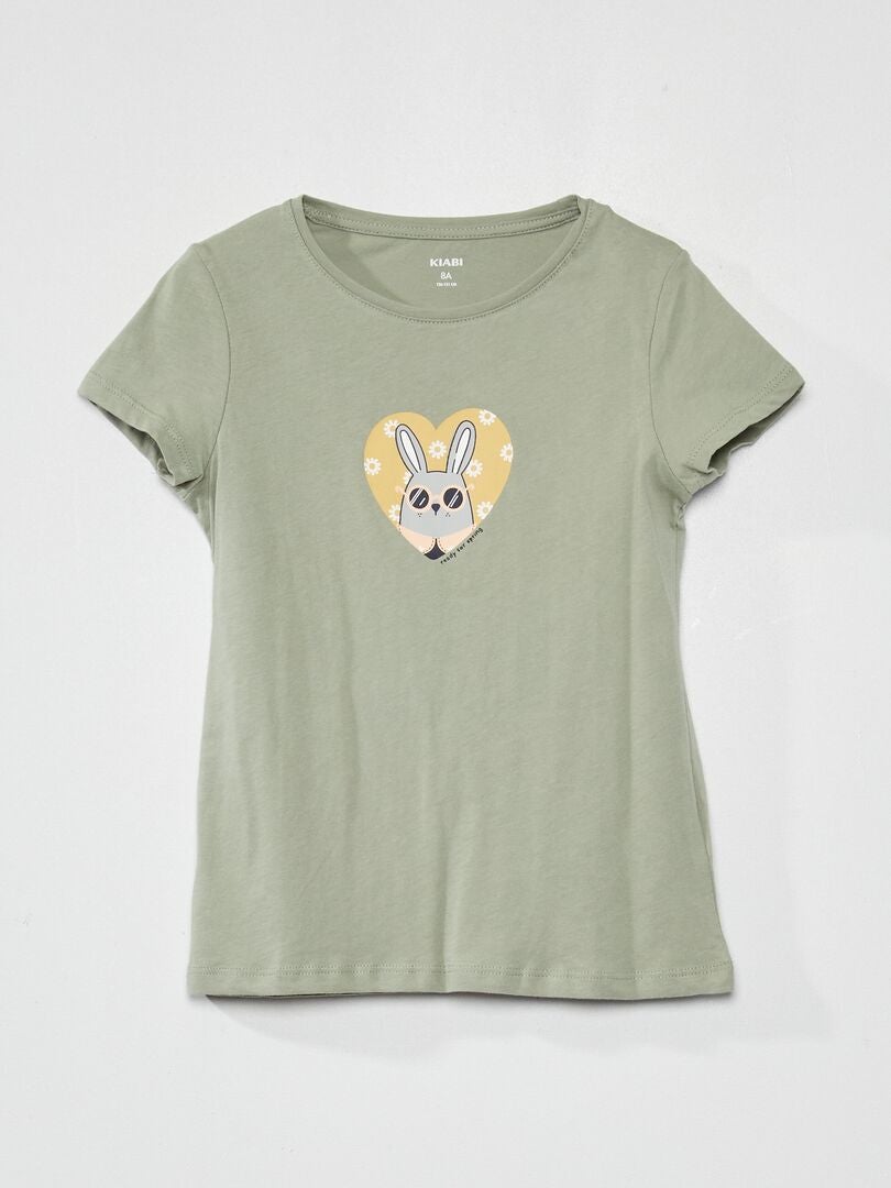 Tee-shirt imprimé ert - Kiabi