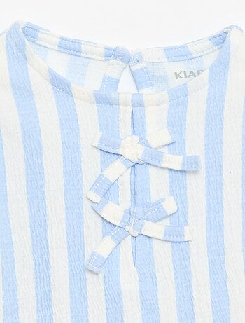 Tee-shirt imprimé et volanté