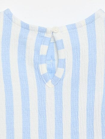 Tee-shirt imprimé et volanté