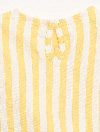 Tee-shirt imprimé et volanté