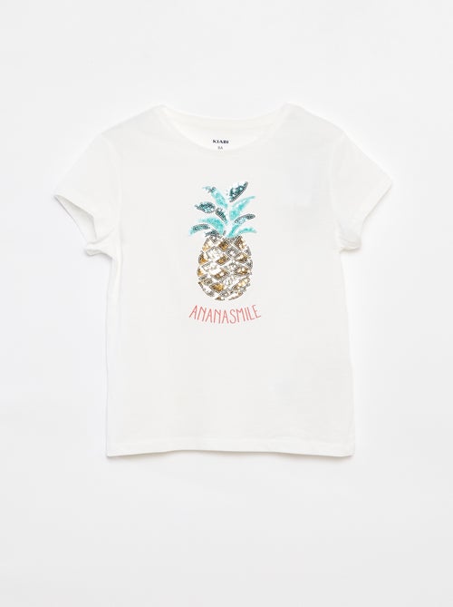 Tee-shirt imprimé fantaisie - Kiabi