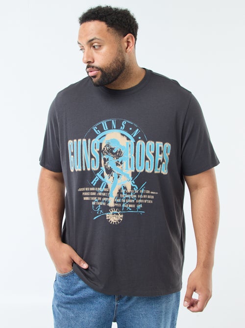 Tee-shirt imprimé 'Guns N' Roses' - Kiabi