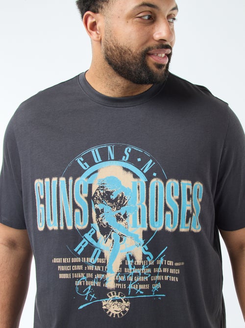 Tee-shirt imprimé 'Guns N' Roses' - Kiabi