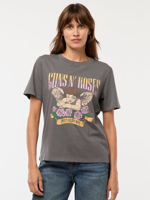 Tee-shirt imprimé 'Guns N'Roses' - Kiabi