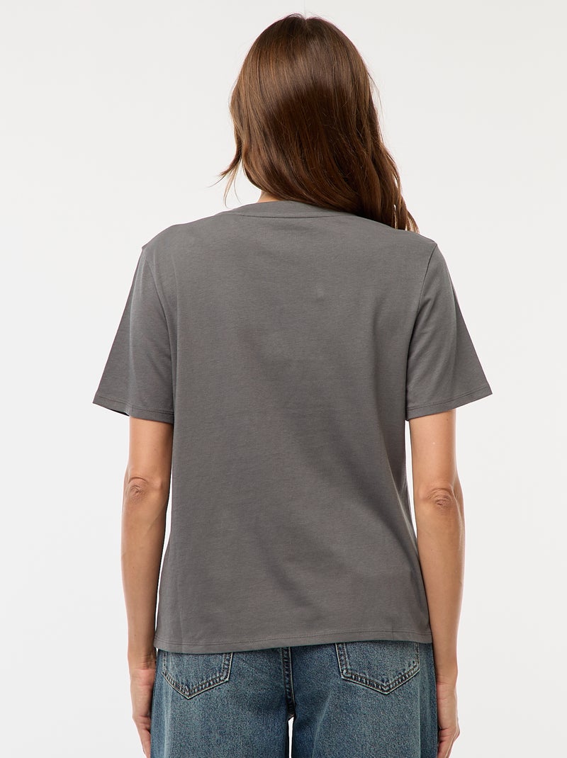 Tee-shirt imprimé 'Guns N'Roses' Gris - Kiabi