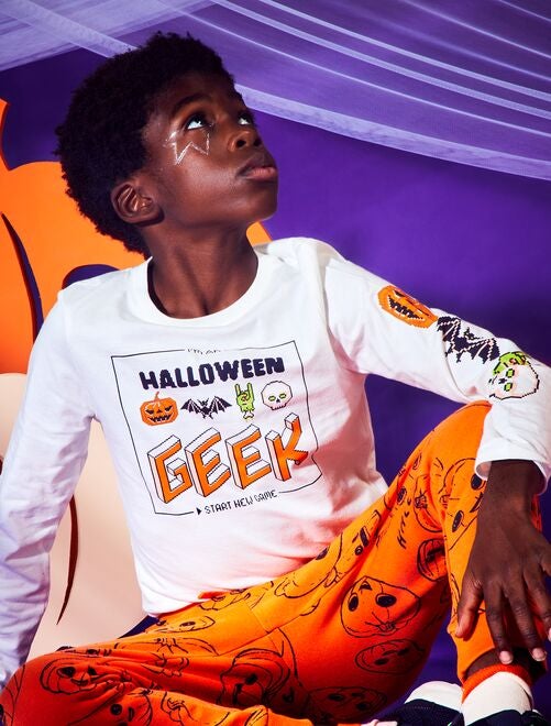 Tee-shirt imprimé 'halloween' - Kiabi
