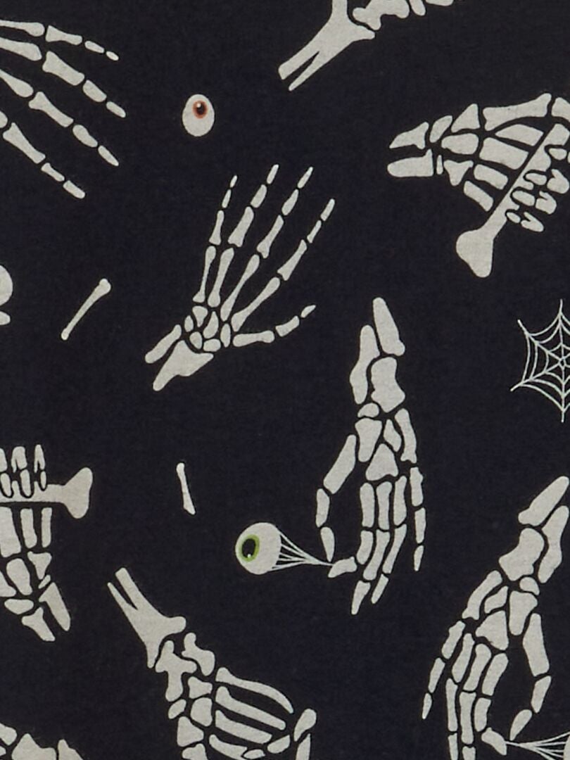 Tee-shirt imprimé 'halloween' Noir - Kiabi