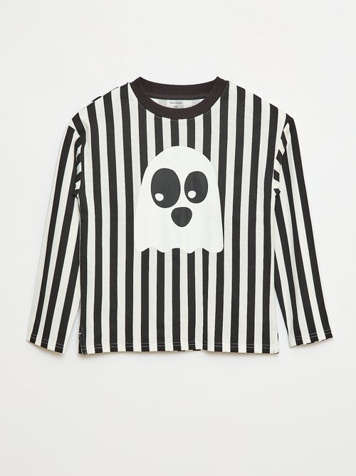 Tee-shirt imprimé 'Halloween' - Kiabi