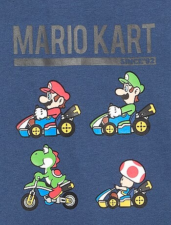 Tee-shirt imprimé 'Mario Kart' - collection facile à enfiler