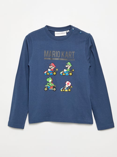 Tee-shirt imprimé 'Mario Kart' - collection facile à enfiler - Kiabi Tee-shirt imprimé 'Mario Kart' - collection facile à enfiler - Kiabi